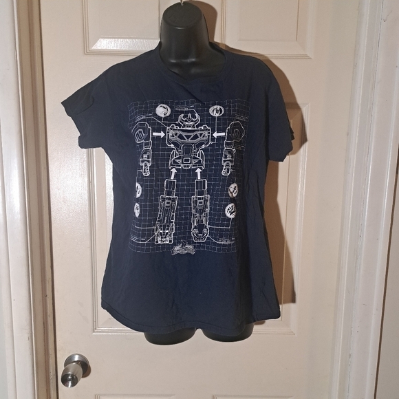 Gildan graphic power Rangers T-shirt size 2XL - Picture 1 of 6